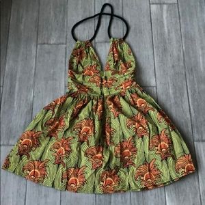 TOPSHOP African print dress